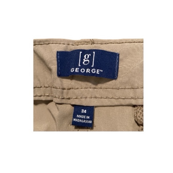 George Belted Stonewash Cargo Shorts - Picture 11 of 14